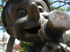 Pinocchio Meets Jiminy Cricket