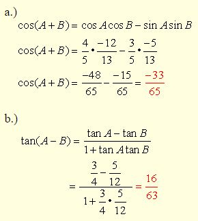 Sum, Difference, Double, Half Angle Formulae-6