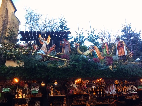 Stuttgart Christmas market: decorated stand