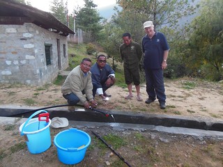 Dr Stephen Hughes and Professor Les Dawes' expedition to Bhutan to test micro hydro units for power generation