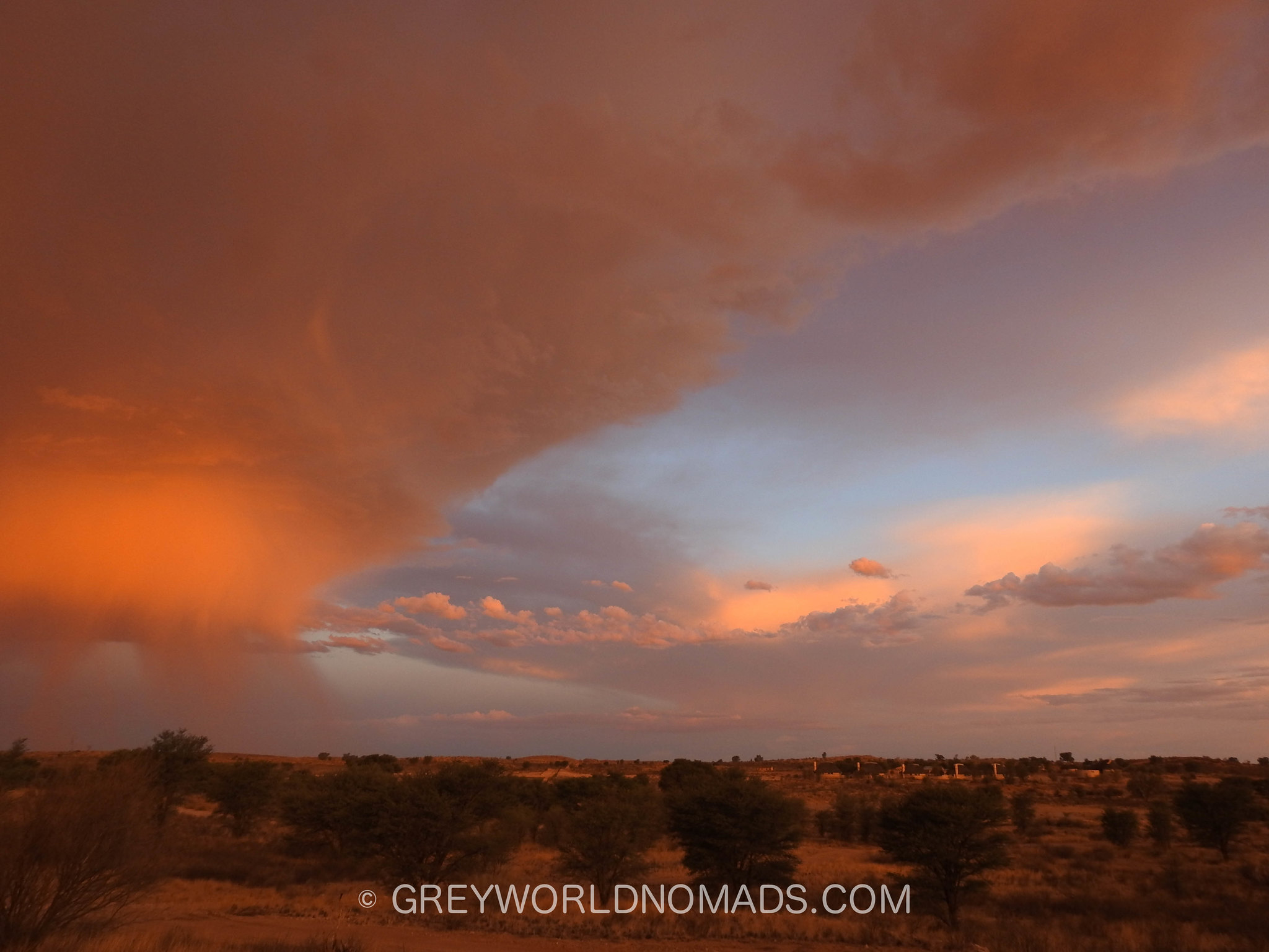 Approaching Thunderstorm in the Kgalagadi