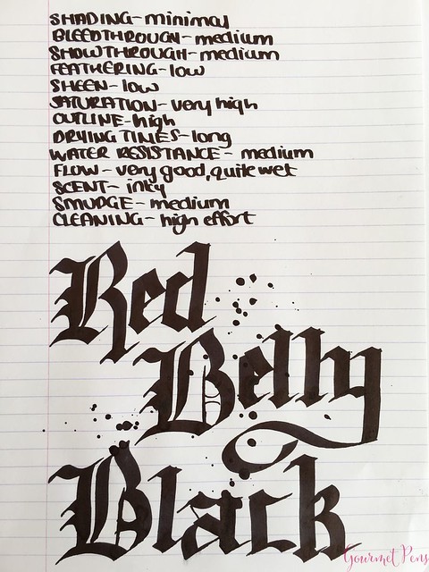 Ink Shot Review Bookbinders Red Belly Black @AndersonPens 5