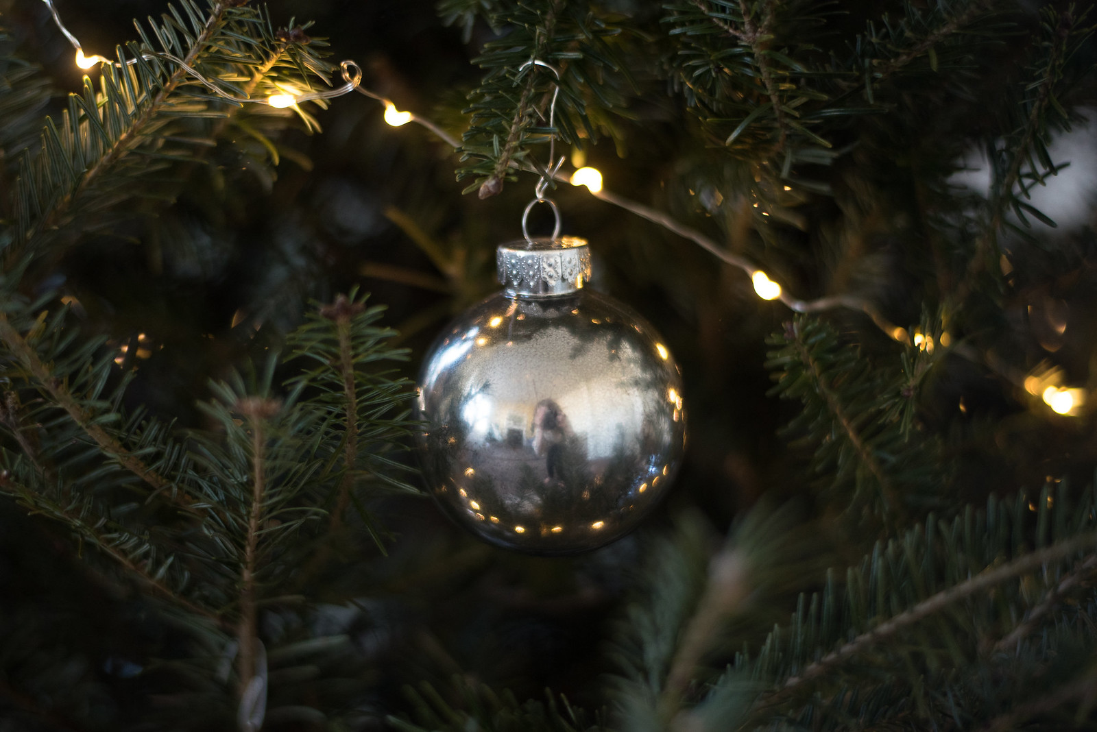 DIY Mercury Glass Christmas Ornaments on juliettelaura.blogspot.com
