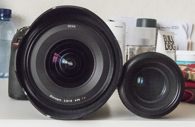 Comparison L Zeiss Milvus 15 2.8 Lens R Nikon 50 1.4 Lens