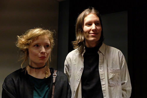 Kulturstipendiaterna Caroline Jägerfeldt och Jesper Henningsson