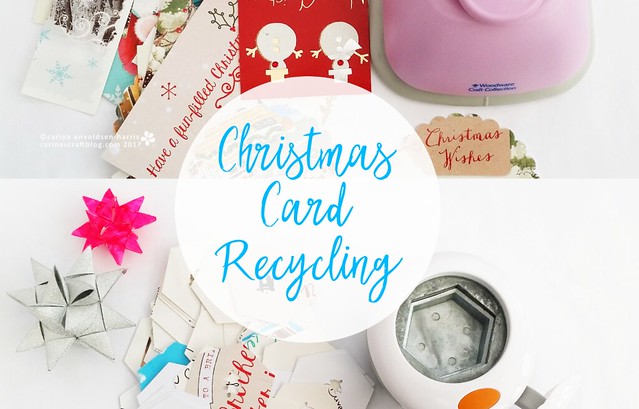 Christmas card recycling