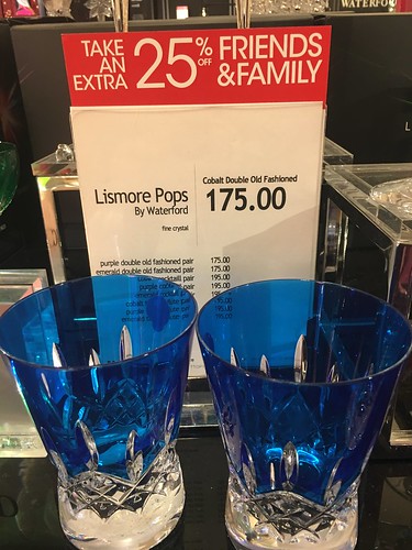 blue cobalt crystal glasses