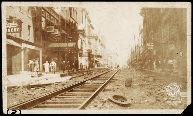 Paving Project on Market Street, 1925
