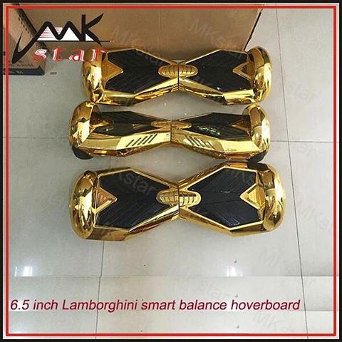 Lamborghini chrome gold plating metallic balance scooter s ...