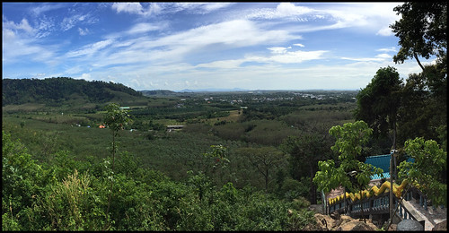 View from the Buddha at Nern Khao View Talay Restaurant