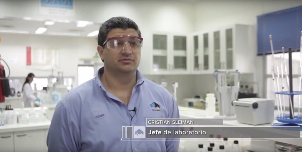 Cristian Sleiman Jefe de laboratorio Planta de Filtros