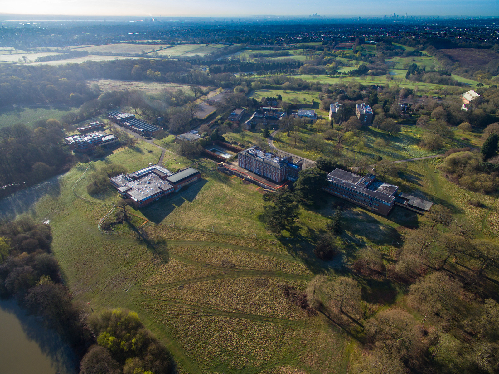 Trent Park Campus from the Air