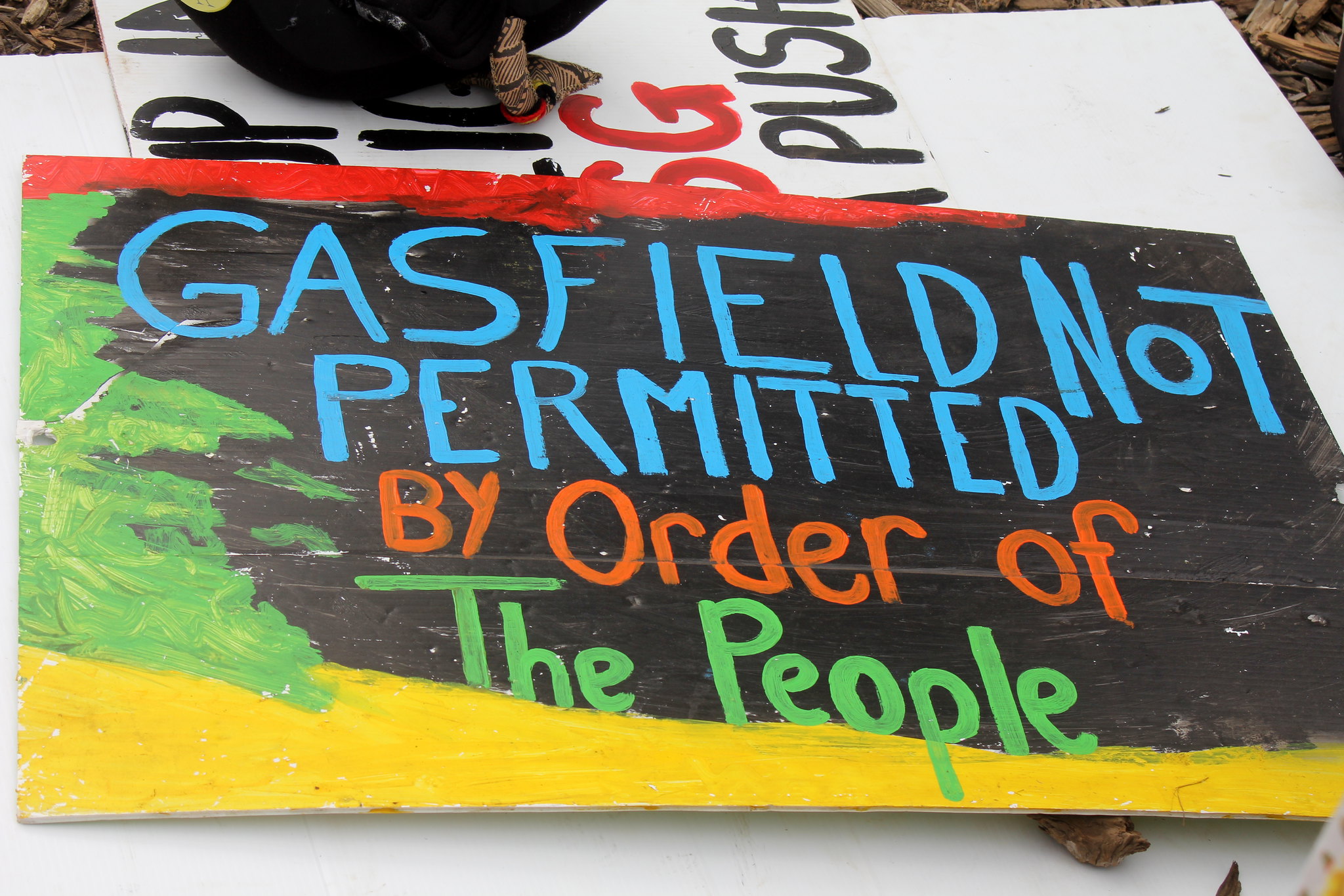IMG 2823  Gasfield not permitted by order of the people!!