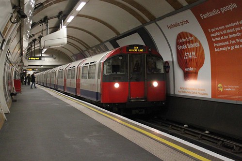 1973 Tube Stock at Covent Garden