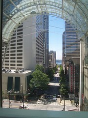 View towards Pike Place Market from Convention Center