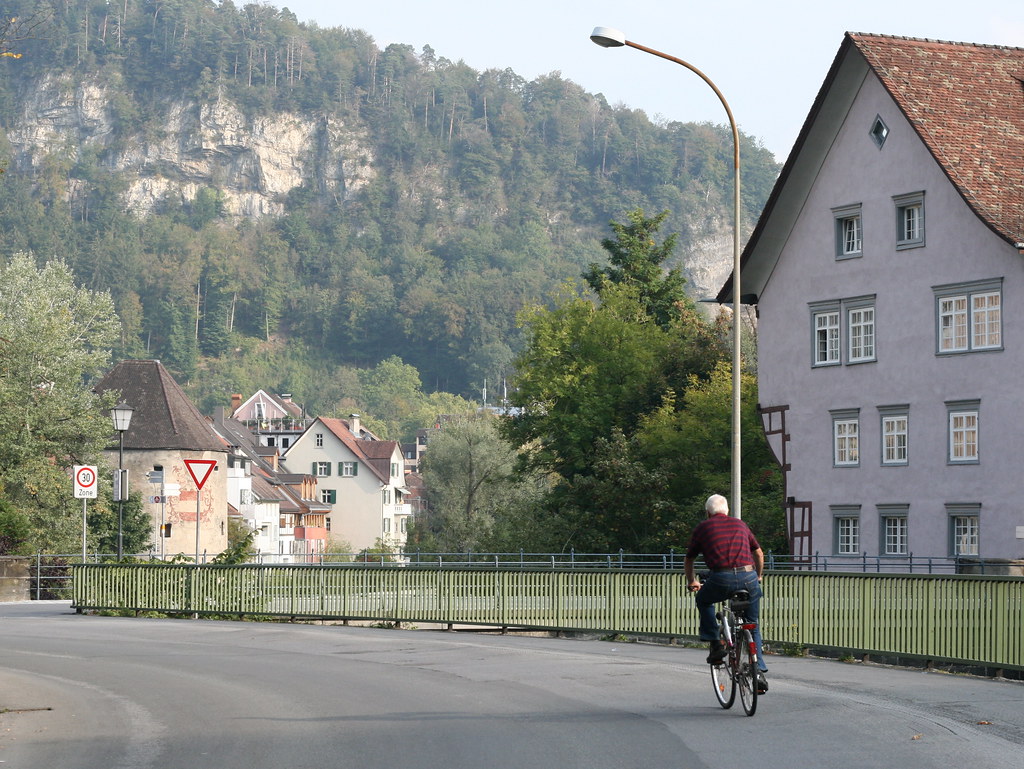 Biking through Feldkirch