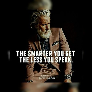 The smarter you get the less you speak. ⭐⭐⭐⭐⭐⭐⭐⭐⭐⭐⭐ #295likes # ...