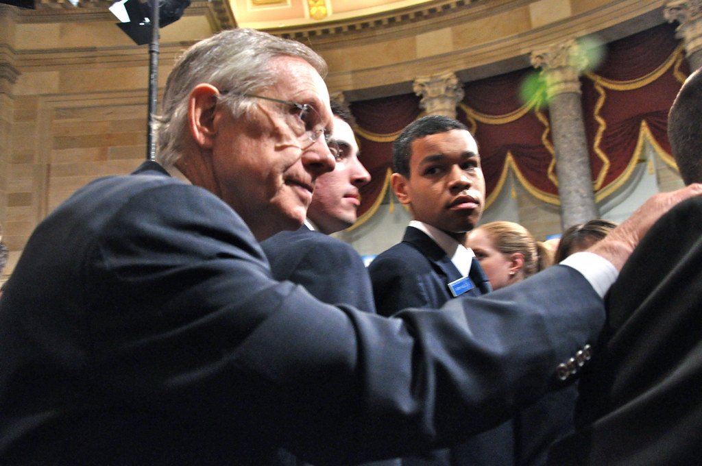 Senate Majority Leader Harry Reid.