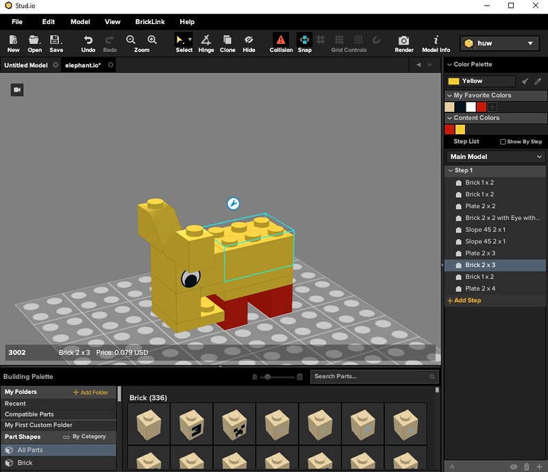 lego stud.io