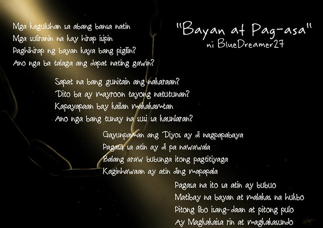 Tula Ng Pag-ibig, Pag-asa at Pananampalataya - It's Me Bluedreamer!