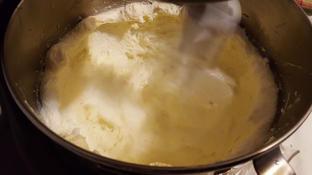 Creaming the butter and sugar, Lemon-Cardamon Sugar Cookies