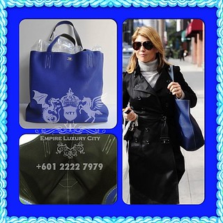NEW HERMES DOUBLE SENS 36 stamp P, in Blue Electric with inside ...  
