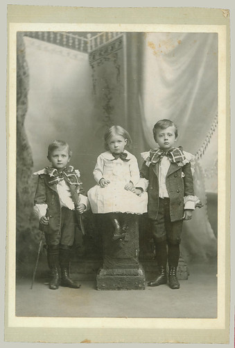 Cabinet Card Three Children