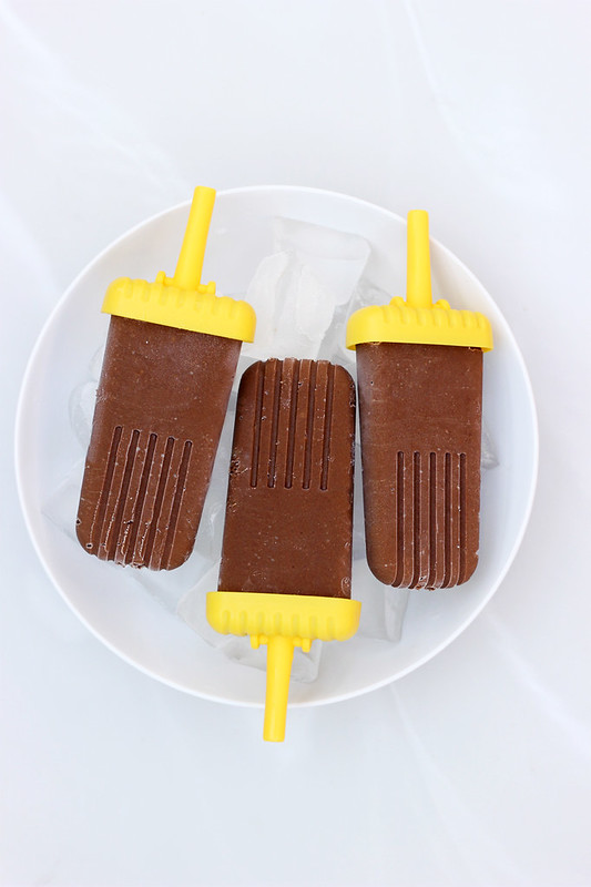 Creamy Chocolate (Avocado) Fudgesicles - Gluten-free, Vegan + Refined Sugar-Free