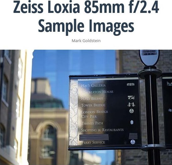 ツァイス Loxia 85mm F2.4 サンプル画像