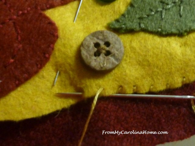 Autumn Jubilee Stitch Along Wool Applique ~ From My Carolina Home