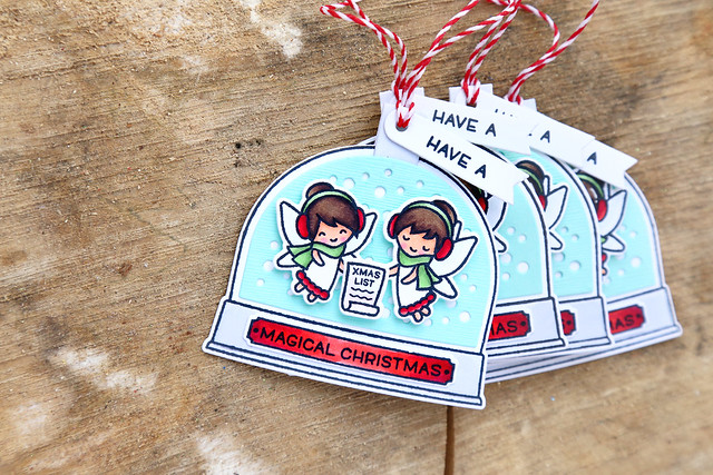 25 days of Christmas tags (with Lawn Fawn)