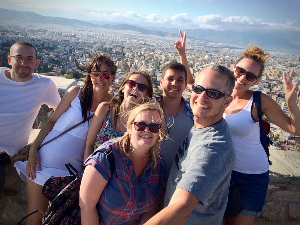Group on the Acropolis