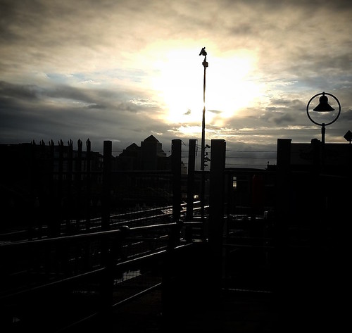 (quasi) tramonto sul Liffey, Dublino