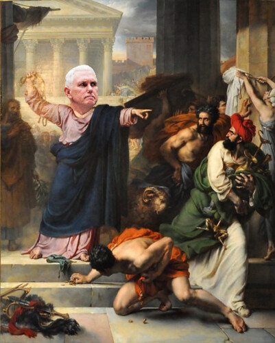 Mike Pence Casting Out the Lobbyists From the Trump Transition Team