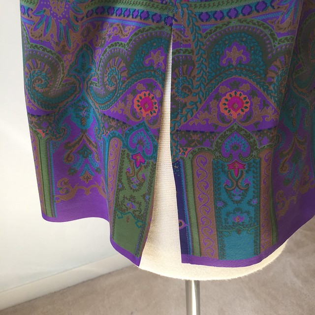 purple silk top side vent