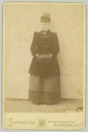 Cabinet Card woman