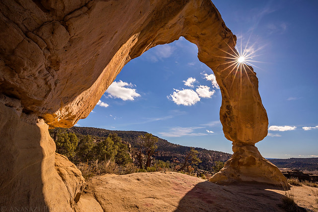 Anasazi Arch Sunburst