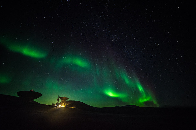 Nordlichter in der Arktis / Spitzbergen