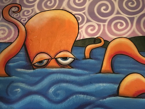 Octopus mural by Henry