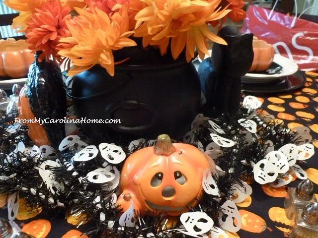 Halloween Tablescape at From My Carolina Home