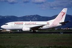 Tunisair B737-5H3 TS-IOI BCN 13/04/1998
