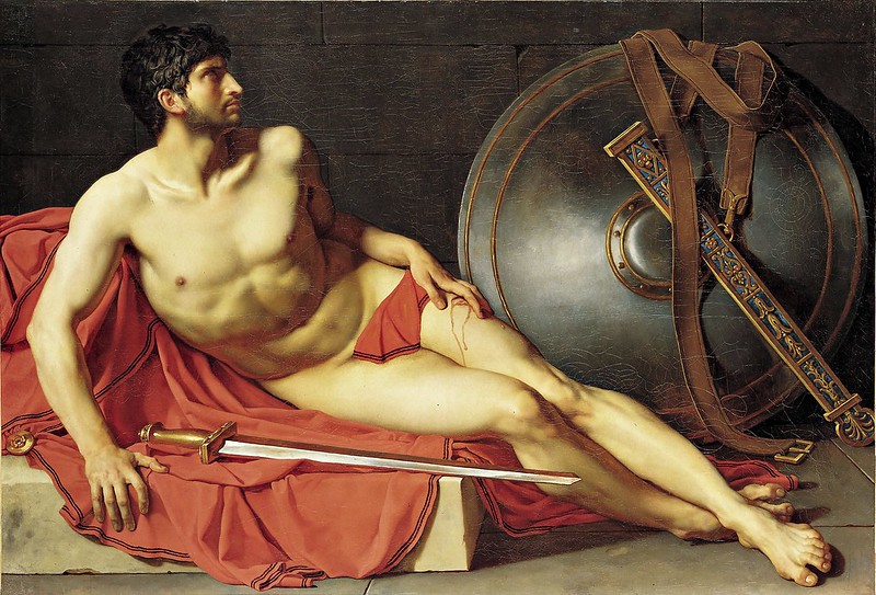 Jean-Germain Drouais - Dying Athlete or Wounded Roman Soldier (1785)
