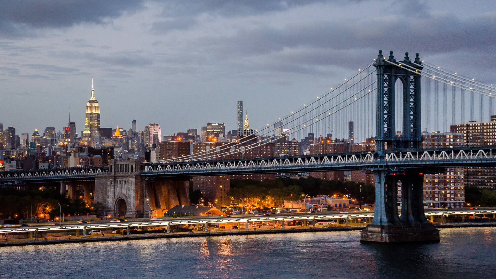 Manhattan, New York [OC][2048x1152] : r/CityPorn