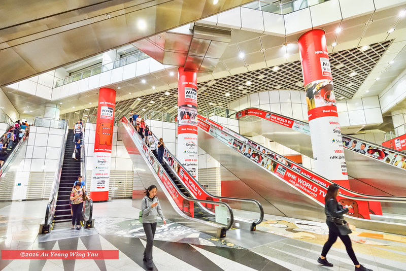 Singapore 2016: Dhoby Gaut Underground Train Station