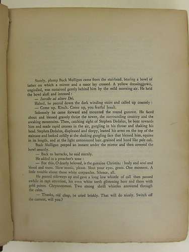 Rare Book of the Month: Ulysses, by James Joyce (1922) - ZSR Library