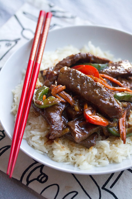 Healthier Ginger Beef Stir Fry