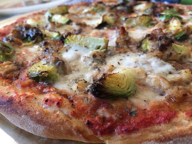 Sardine/Brussels Sprouts Pizza