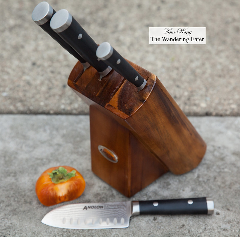 Anolon Damascus 5-piece knife set