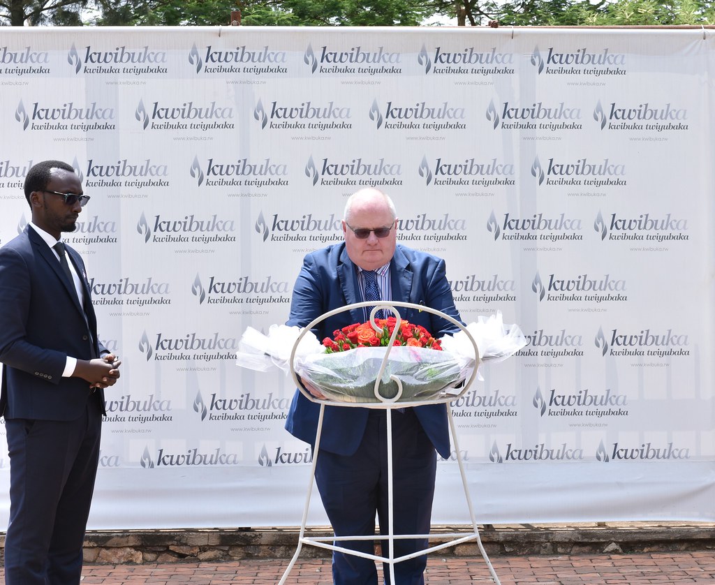 Sir Eric Pickles, the UK Government Special Envoy for post-Holocaust issues, visit to the Kigali Genocide Memorial