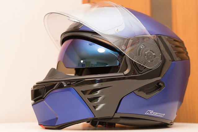オージーケーカブト KAZAMI試用レポート（１）ツーリングに最適な多機能ヘルメット 【ワンダードライビング】